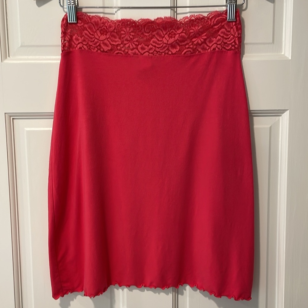 Lace Waist Skirt by Moda International - Picture 3 of 5